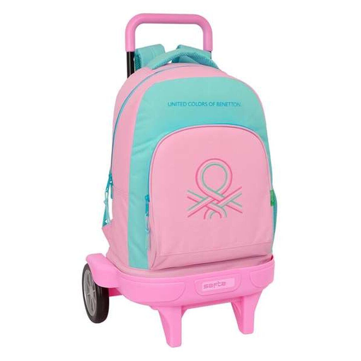 Cartable à roulettes BENETTON Dolce Rose 1/2