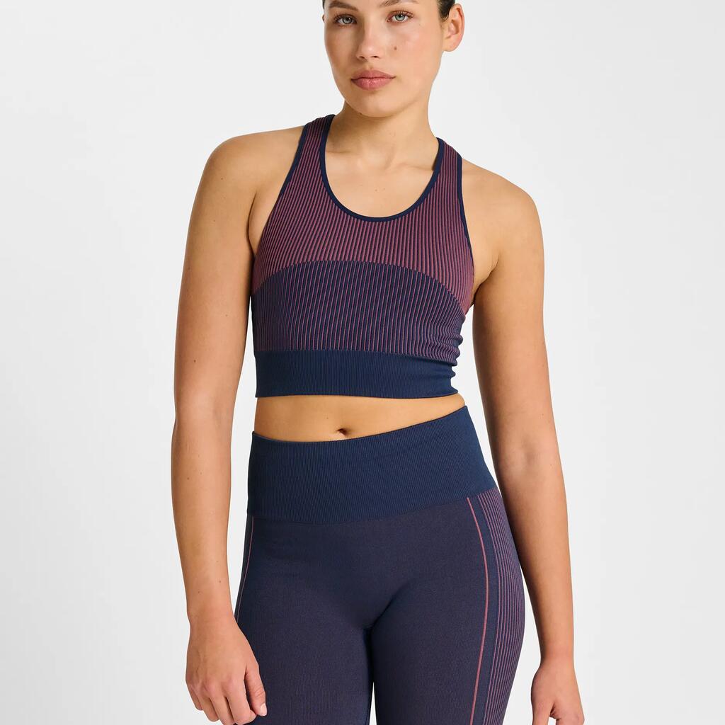Seamless cropped tank top for women Hummel