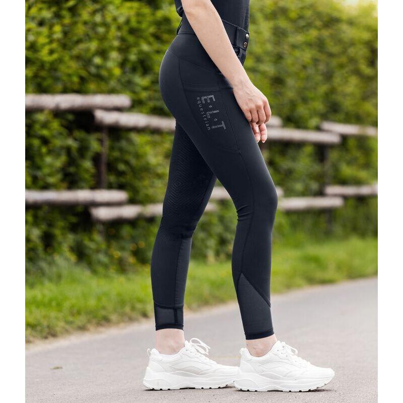 Pantalon équitation full grip femme ELT Pam 3/4