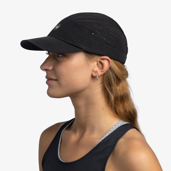 Boné Speed Preto Sólido corrida Unisex Preto Buff 6/7
