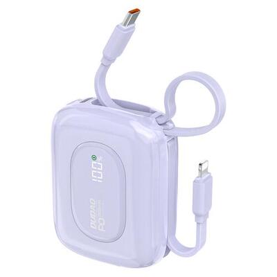 Dudao K32 10.000 mAh 225 W cavo USB-C/Lightning - Viola.