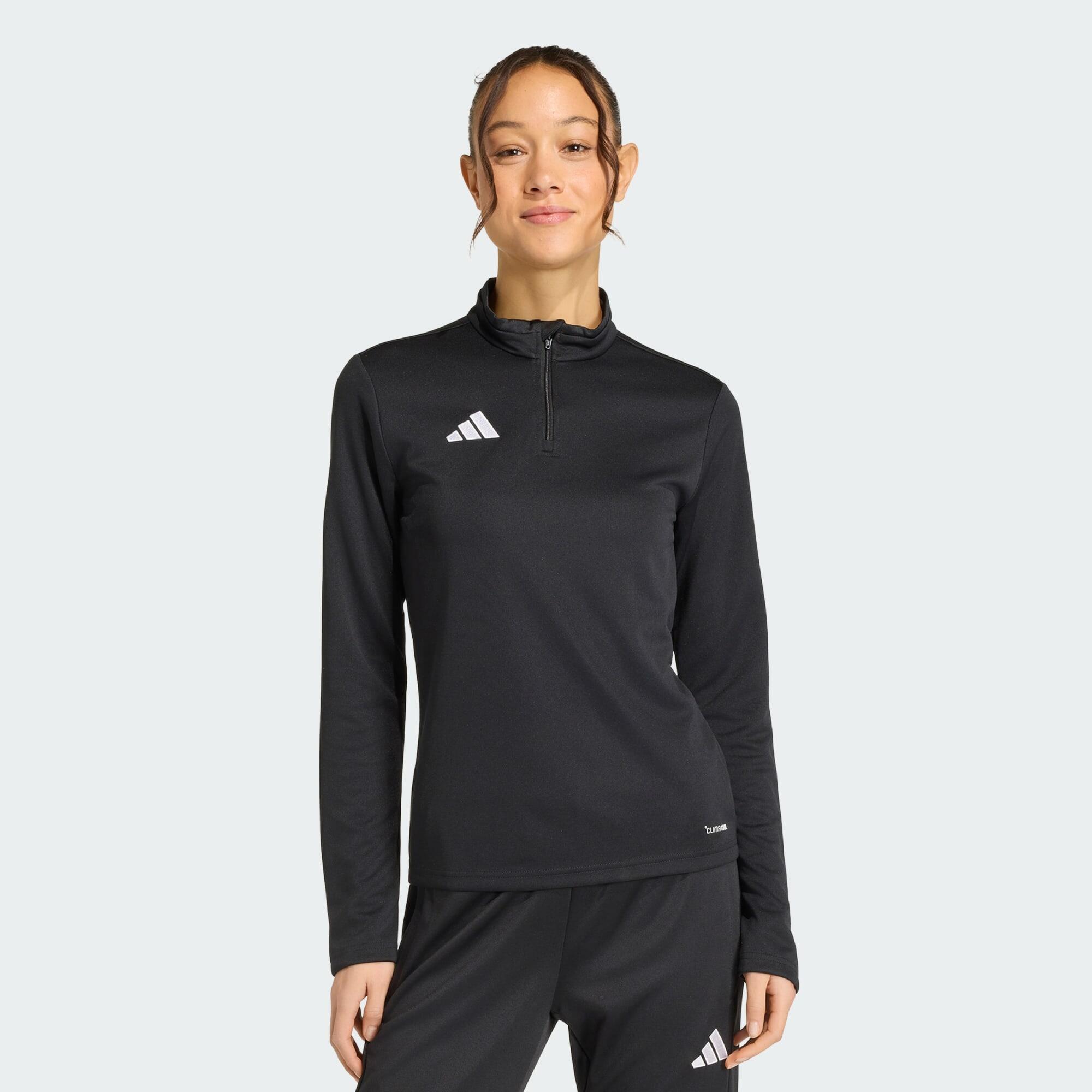 Adidas - Haut D'Entraînement Entrada26 - T-shirt Manches Longues - Blanc|noir - Decathlon