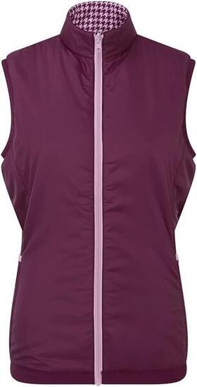 Gilet de golf réversible Footjoy pour femme, violet