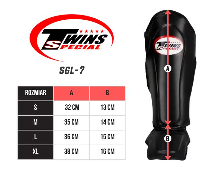 Kickboks scheenbeschermers Twins Special SGL 7 M 5/5