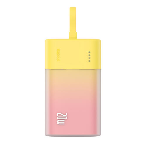 BASEUS Pawerbanka Baseus Popsicle 5200 mAh 20 W, Lightning + USB-C kabel