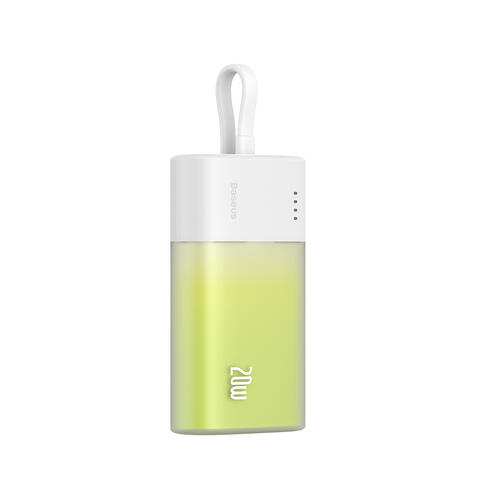 Externí baterie Baseus Popsicle 5200 mAh 20W + Lightning/USB-C kabel
