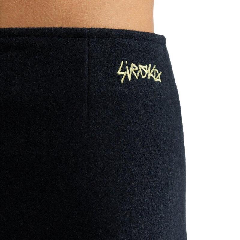 Fustă mini din lână pentru femei Tivoli-W Black Negru