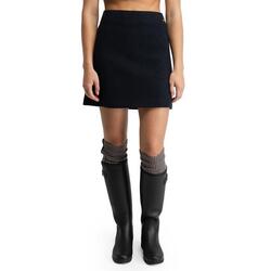 Mini-jupe en laine femme Tivoli-W Black Noir