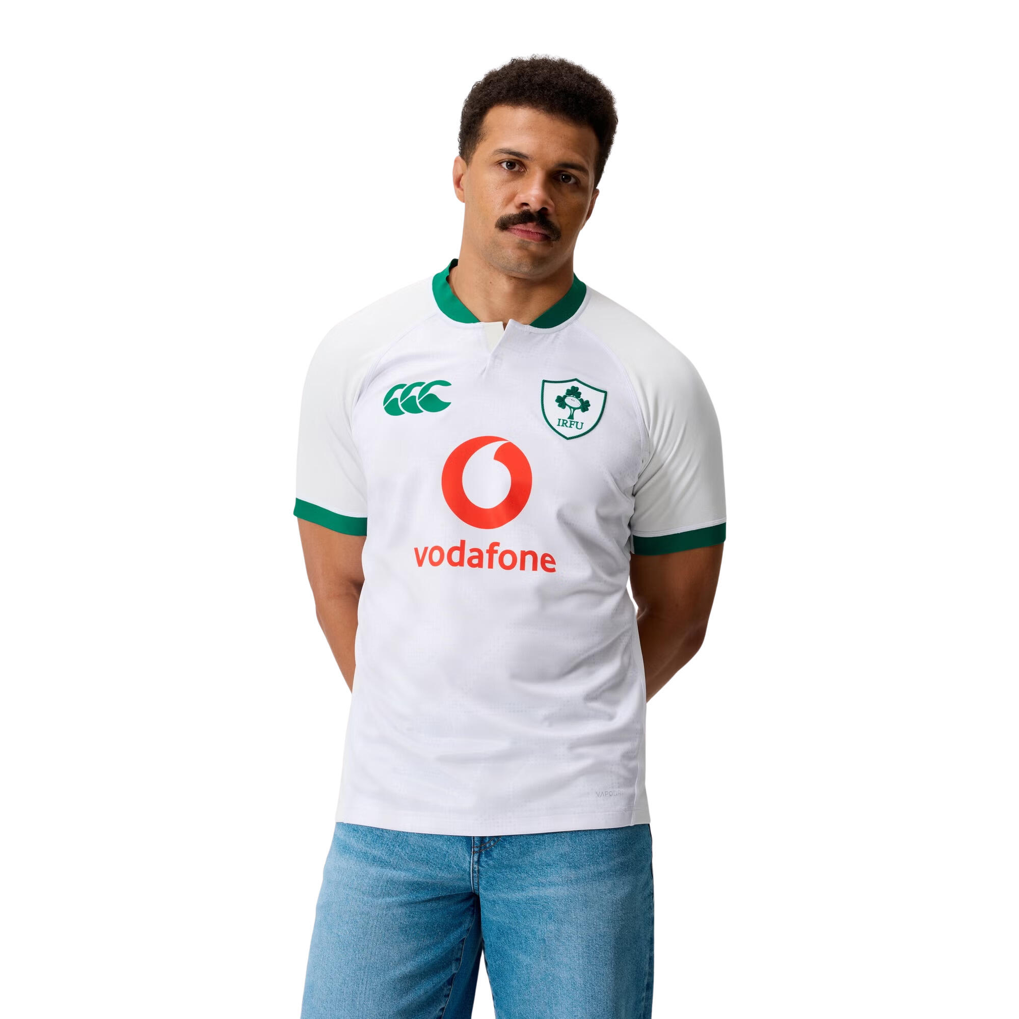 Canterbury - Maillot Extérieur Irlande 2025/26 - Maillot Manches Courtes - Blanc - Decathlon