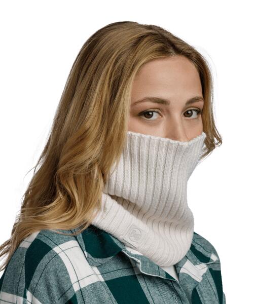 Braga de cuello Knitted Unisex Buff Blanco ÚNICA 6/7