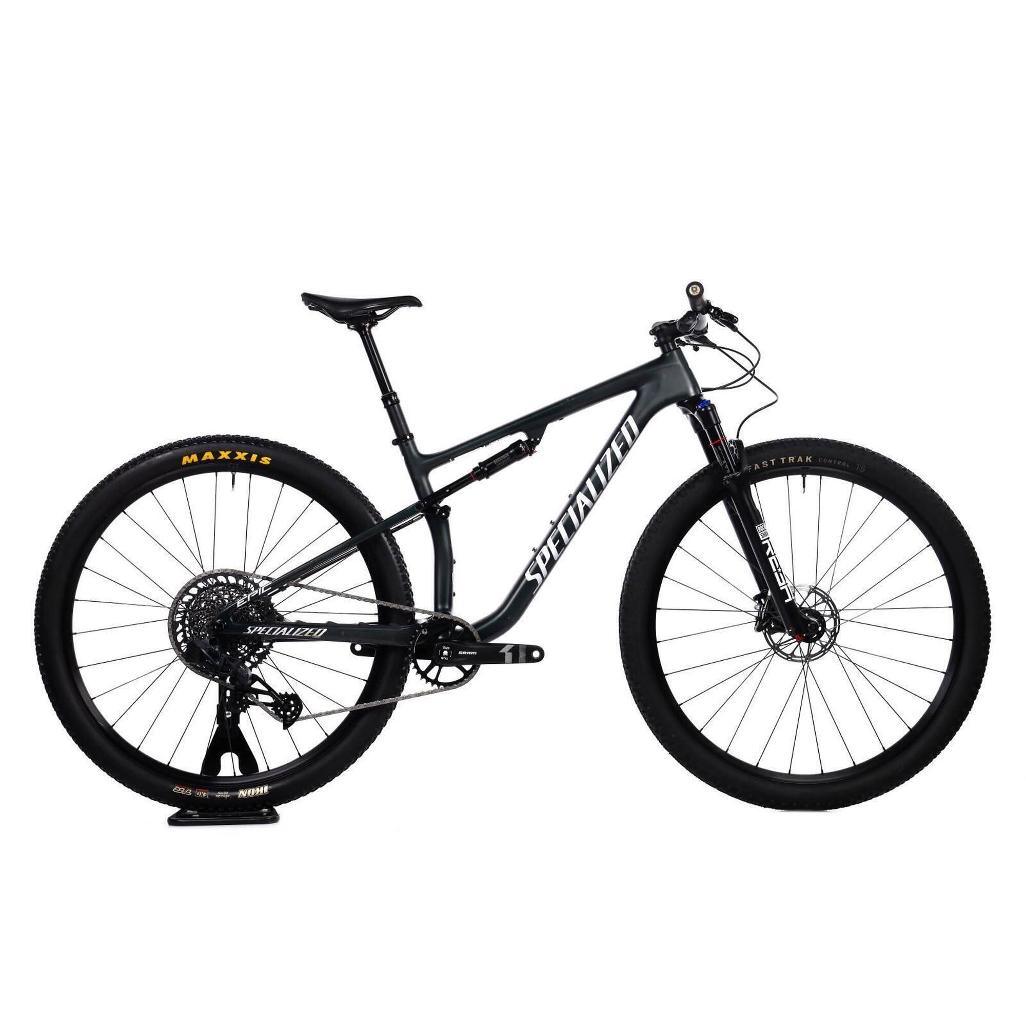 Specialized - Reconditionné - Vtt - Specialized Epic - M - Tres Bon - Vélo Tout Terrain - Vert - 40 M - Decathlon