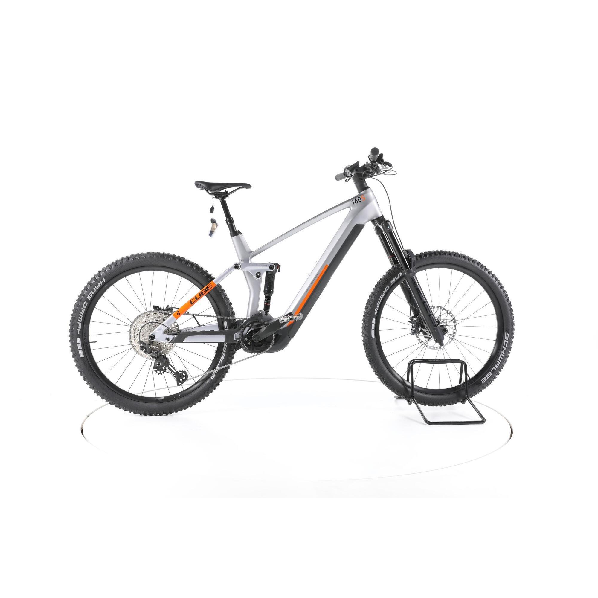 Cube - Reconditionné - Cube Stereo Hybrid 160 Hpc Sl Vélo Électrique Carbon - Très Bon - Vélo Tout Terrain - Gris - Grand - Decathlon