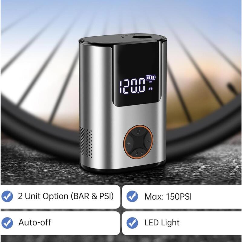 Mini compresor electric portabil 150 PSI – baterie 600 mAh