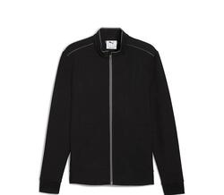 Veste de golf Puma Cloudspun Fleece Hyb pour homme, noire