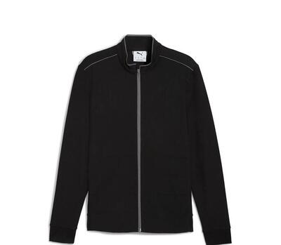 Giacca da golf Puma Cloudspun Fleece Hyb da uomo nera