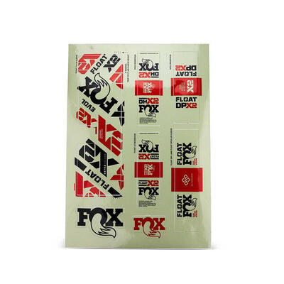 Pistache stickers, shock decal blad fox fox decal 2021 am, 38, factory