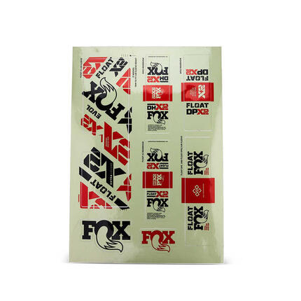Pistazien-Aufkleber, Shock-Aufkleberbogen Fox FOX Decal 2021 AM, 38, Factory