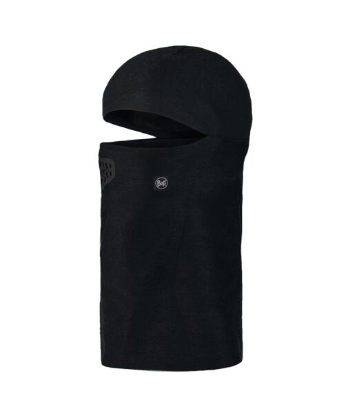Kominiarka dziecięca Buff Thermonet Hinged Balaclava - solid black 2/3