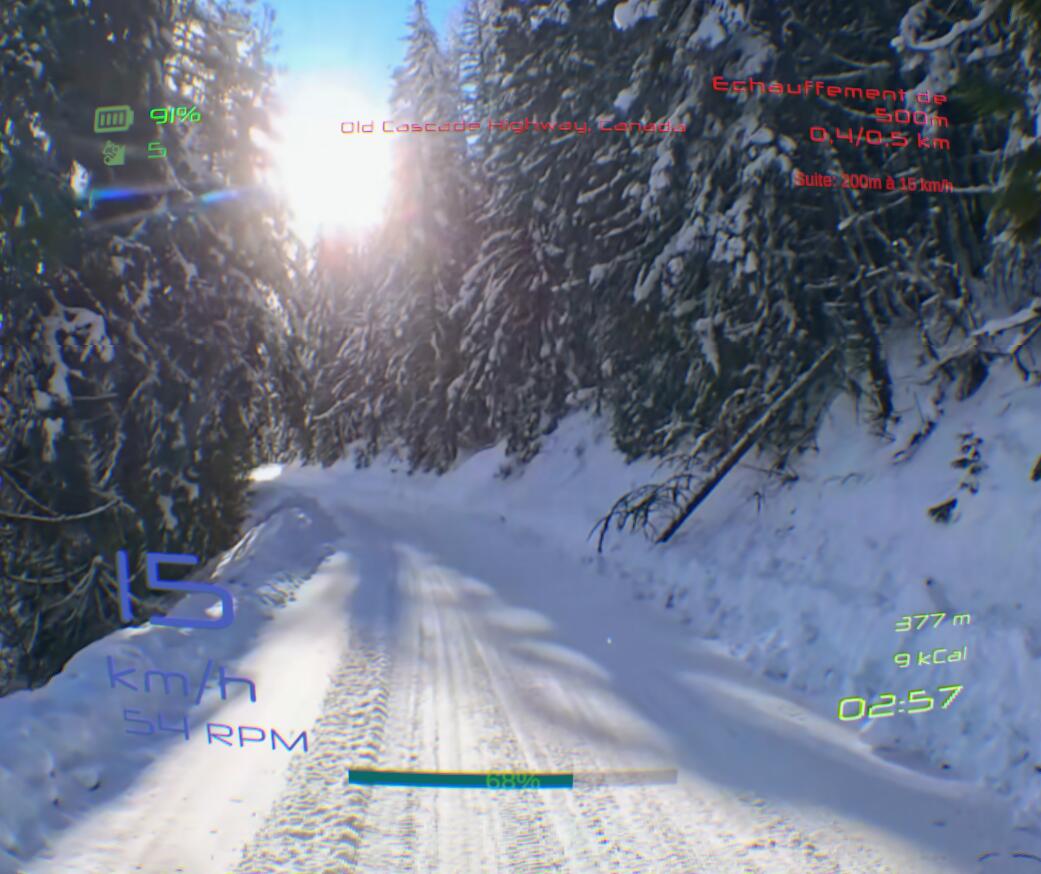 Occhiali per realtà virtuale per il ciclismo indoor Kinomap VR PRO-3 6/6