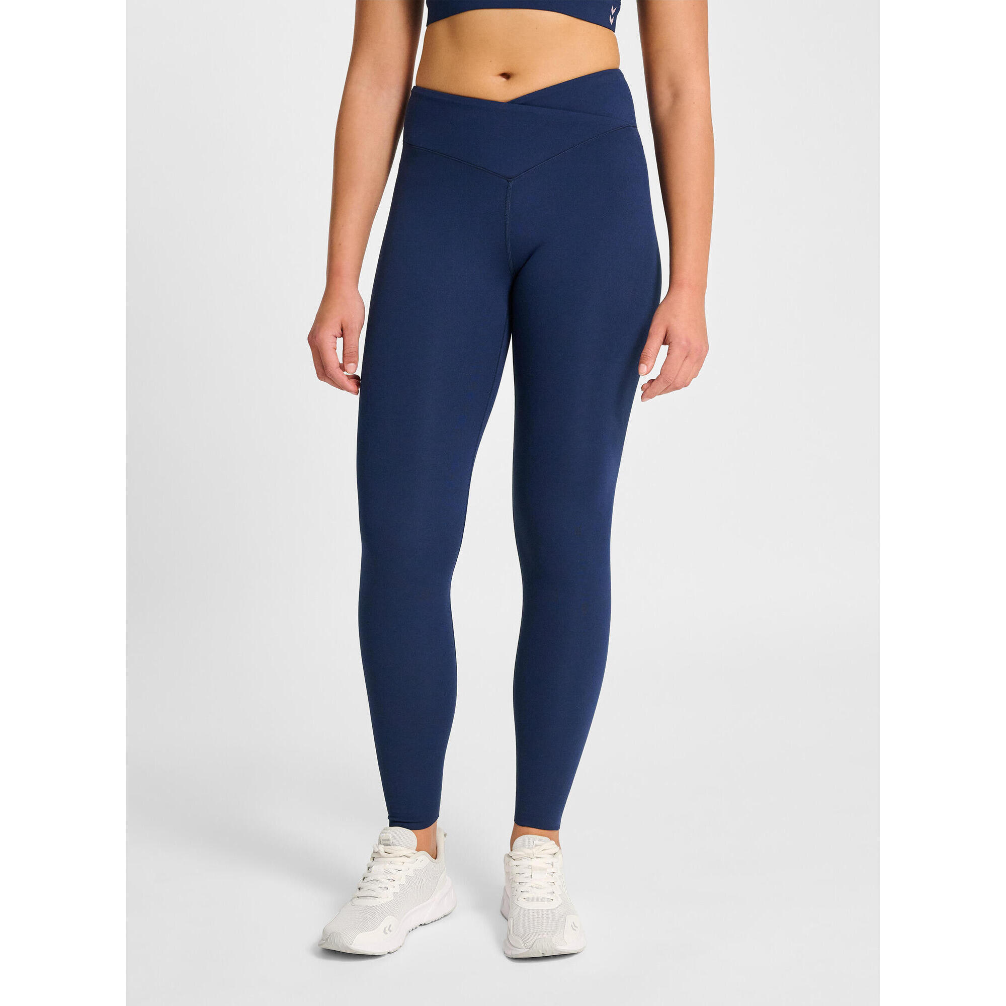 Hummel - Enfiler Collants Hmlyoga Entraînement Femme Hummel - Legging - Bleu|vert - Decathlon