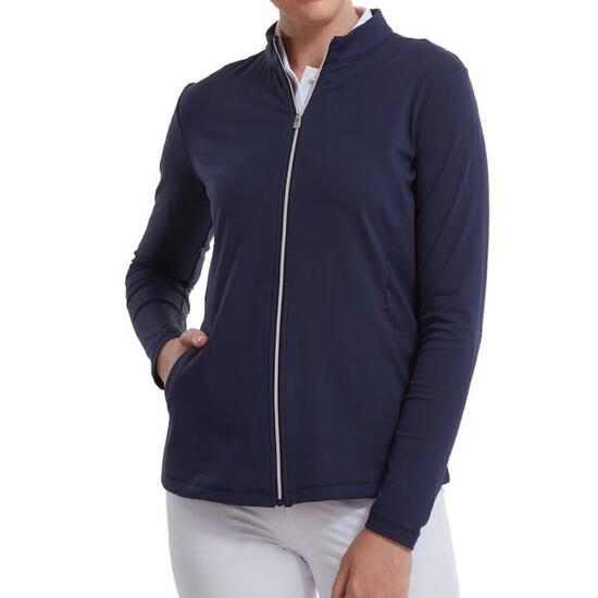Chaqueta Golf Footjoy Full zip Midlayer Mujer Azul Marino