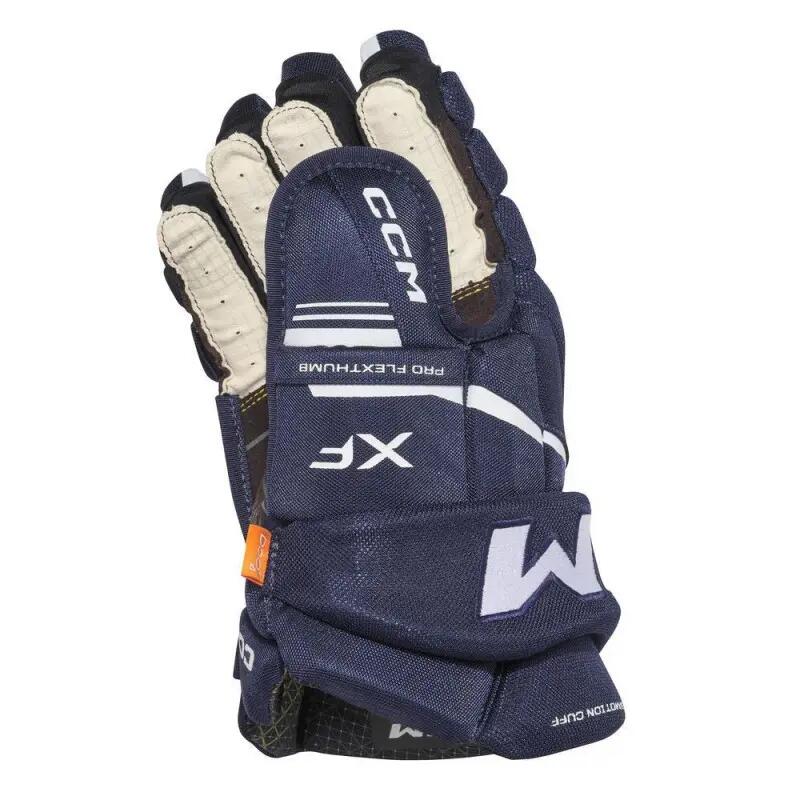 Guantes de hockey sobre hielo CCM Tacks XF para adultos mayores 2/4