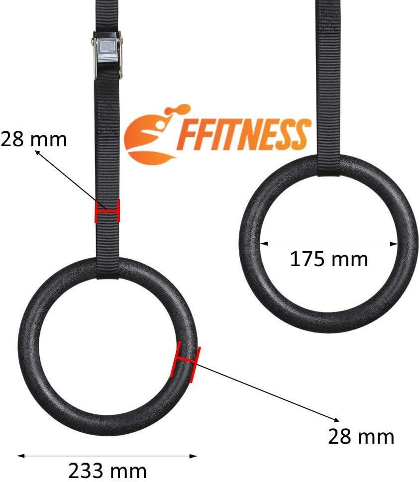 Anneaux de Gymnastique Olympiques pour Fitness et Musculation FF 2/5