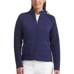 Veste de golf hybride en polaire Cloudspun pour femme, bleu marine