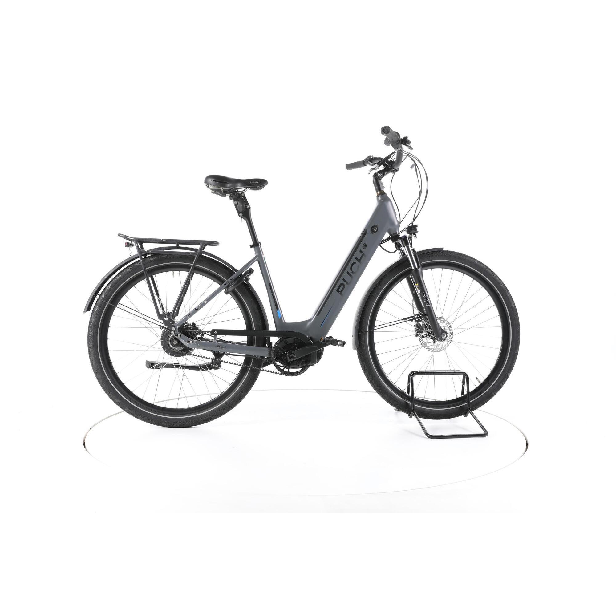 Puch - Reconditionné - Puch Q 4.8 City Vélo Électrique Entrée Basse - Bon - Vélo Ville - Gris - 50 - Decathlon