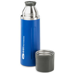 Thermos GSI Glacier 1 L inox, bouchon-gobelet 3 positions antidérapant