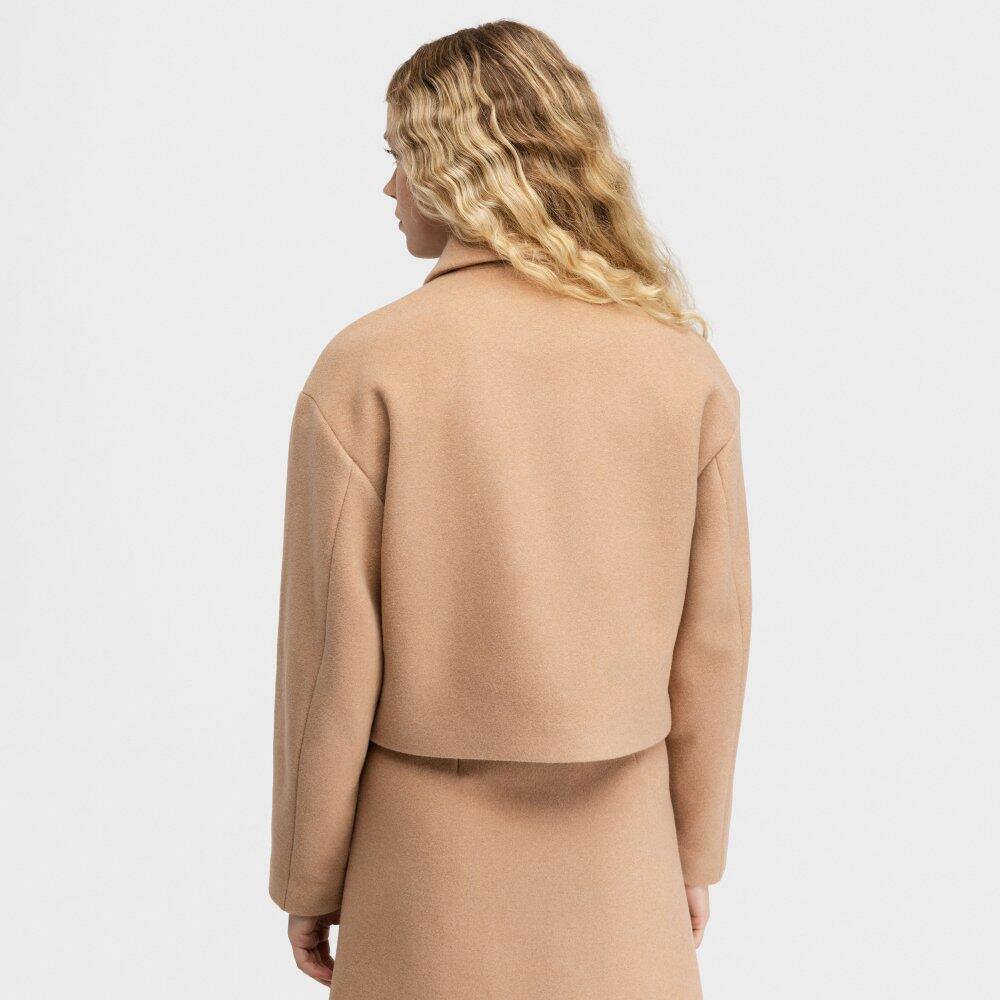 Veste courte en laine femme Strodet-W Sand Beige 6/6