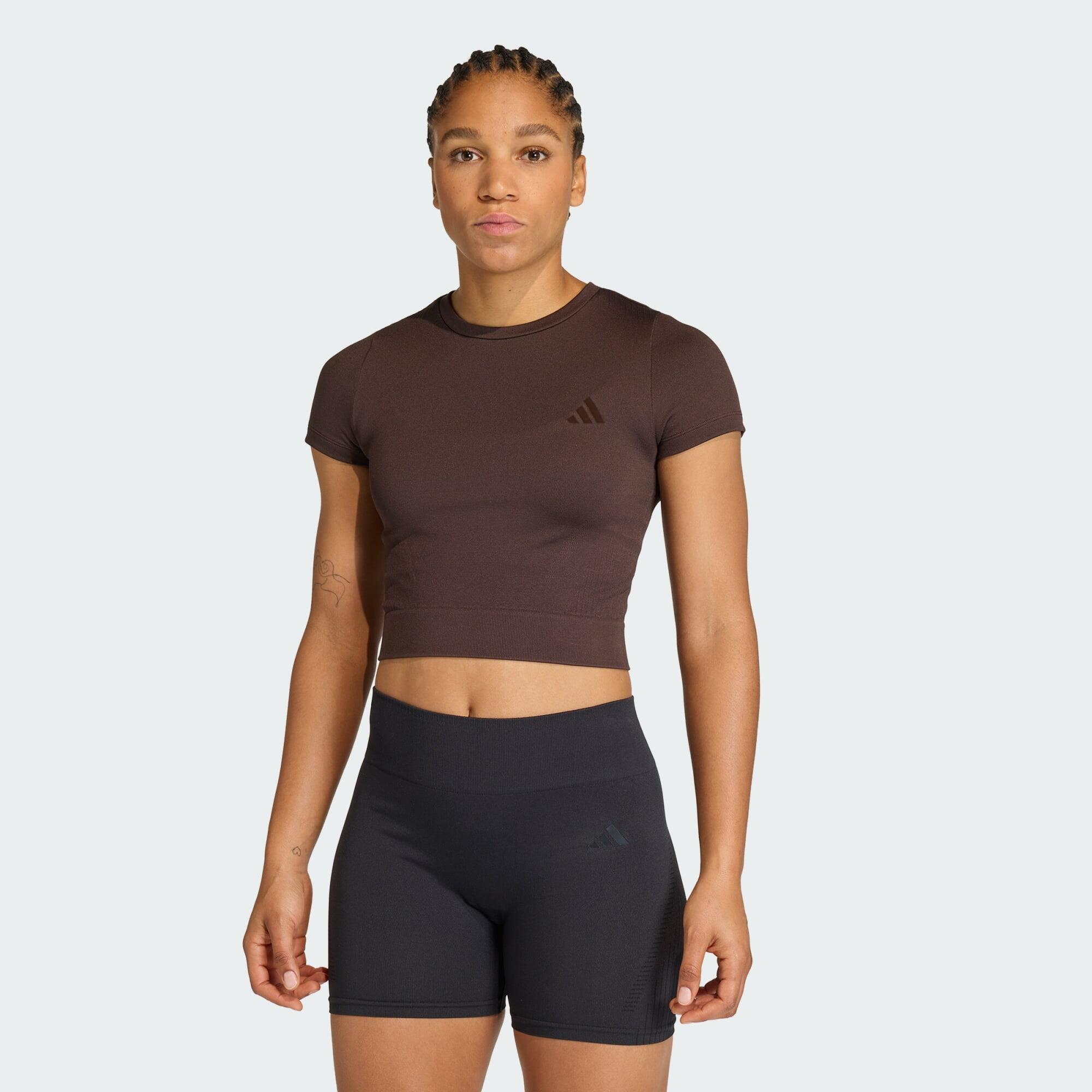 ADIDAS T-shirt Baby Knit Workout Essentials