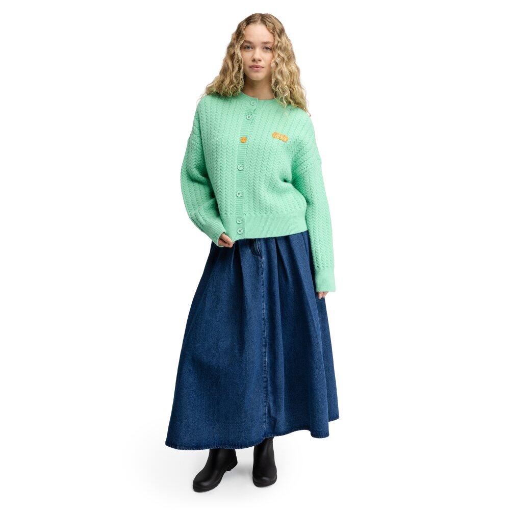 Cardigan en maille femme Apollo-W Green Vert 3/7