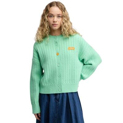 Dames gebreid vest apollo-w green groen