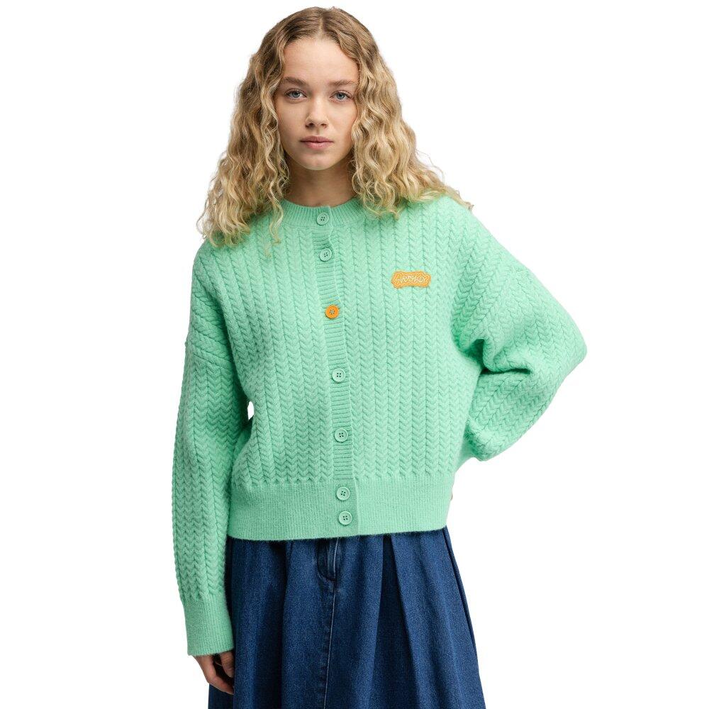 Siroko - Cardigan En Maille Femme Apollo-w Green Vert - Pull - Vert - Decathlon