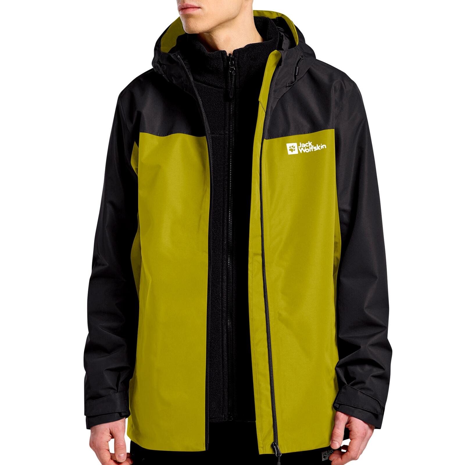 Outdoorjacke wasserdicht winddicht atmungsaktiv - Taubenberg JKT M 5/6