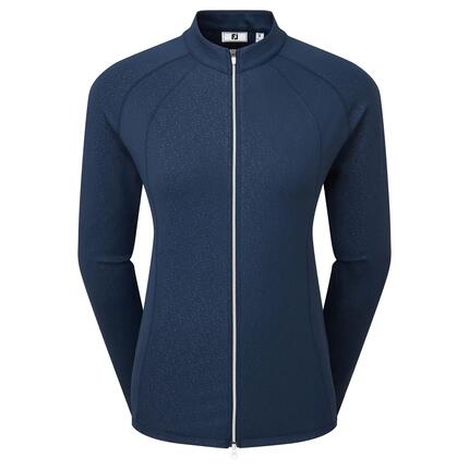 Veste intermédiaire zippée Footjoy pour femme, bleu marine