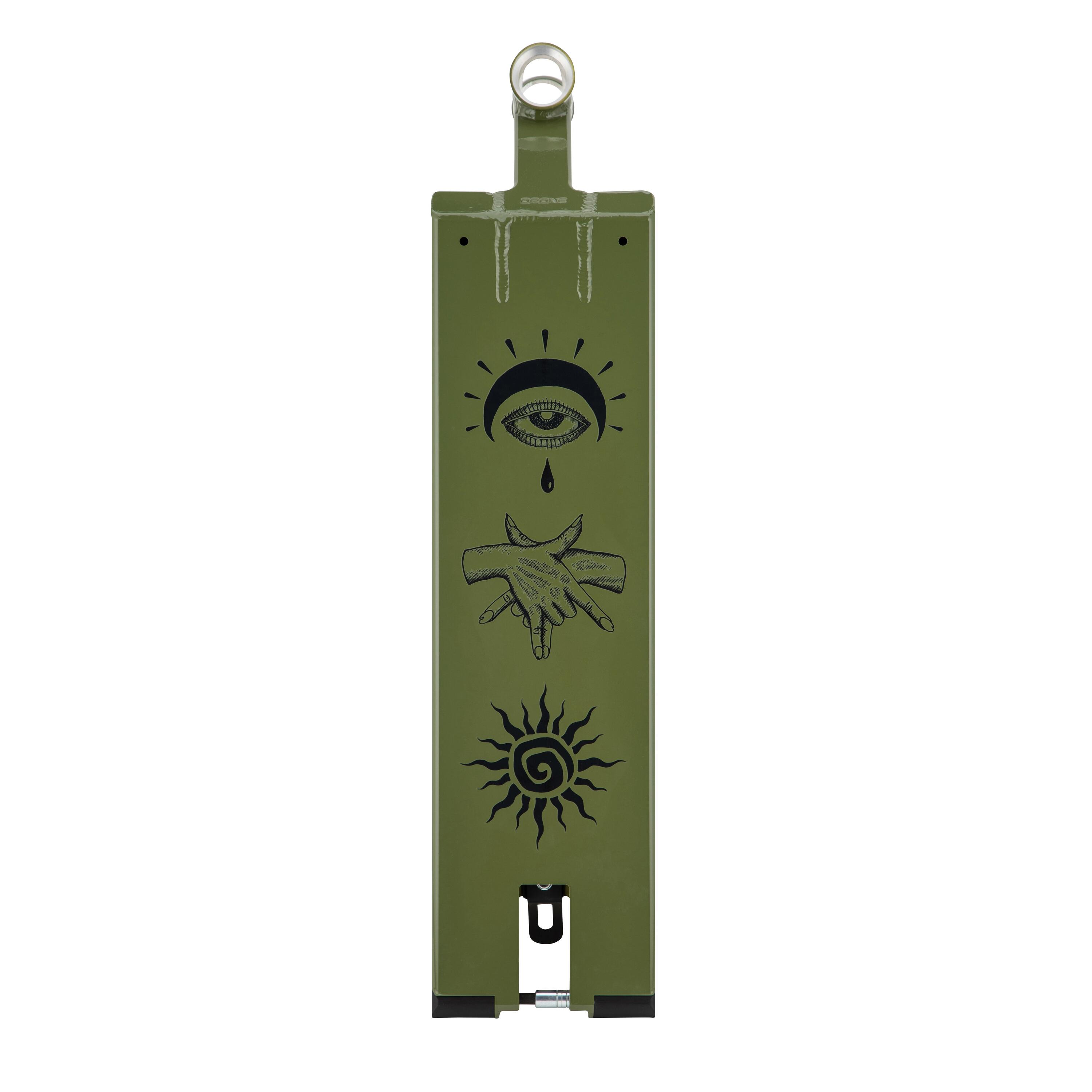 Plataforma de Trotinete - Ansgar Kroger Assinatura Verde Musgo - 6 x 22 - Trotin 4/5