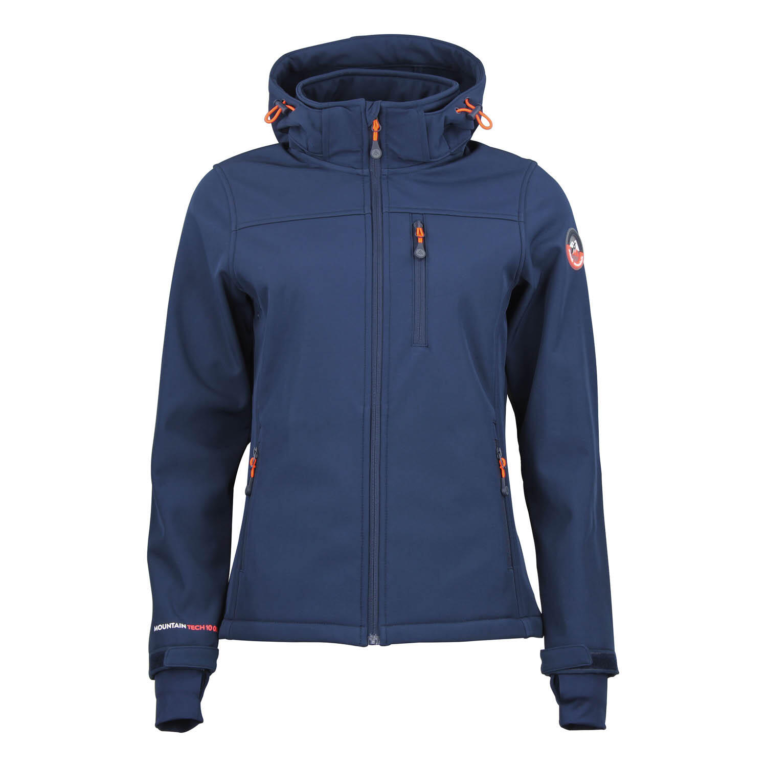 Peak Mountain - Veste À Capuche Softshell Femme Peak Mountain Aclaude - Veste - Bleu - Decathlon