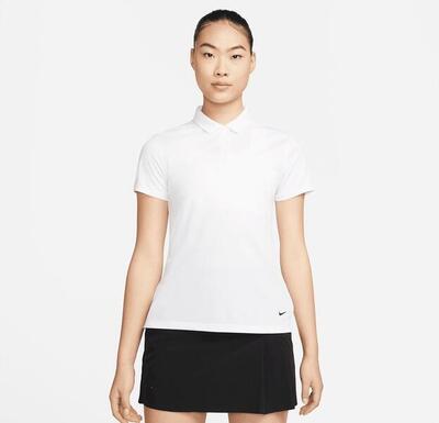 Polo Golf Nike Dry Fit Victory Mujer Blanco