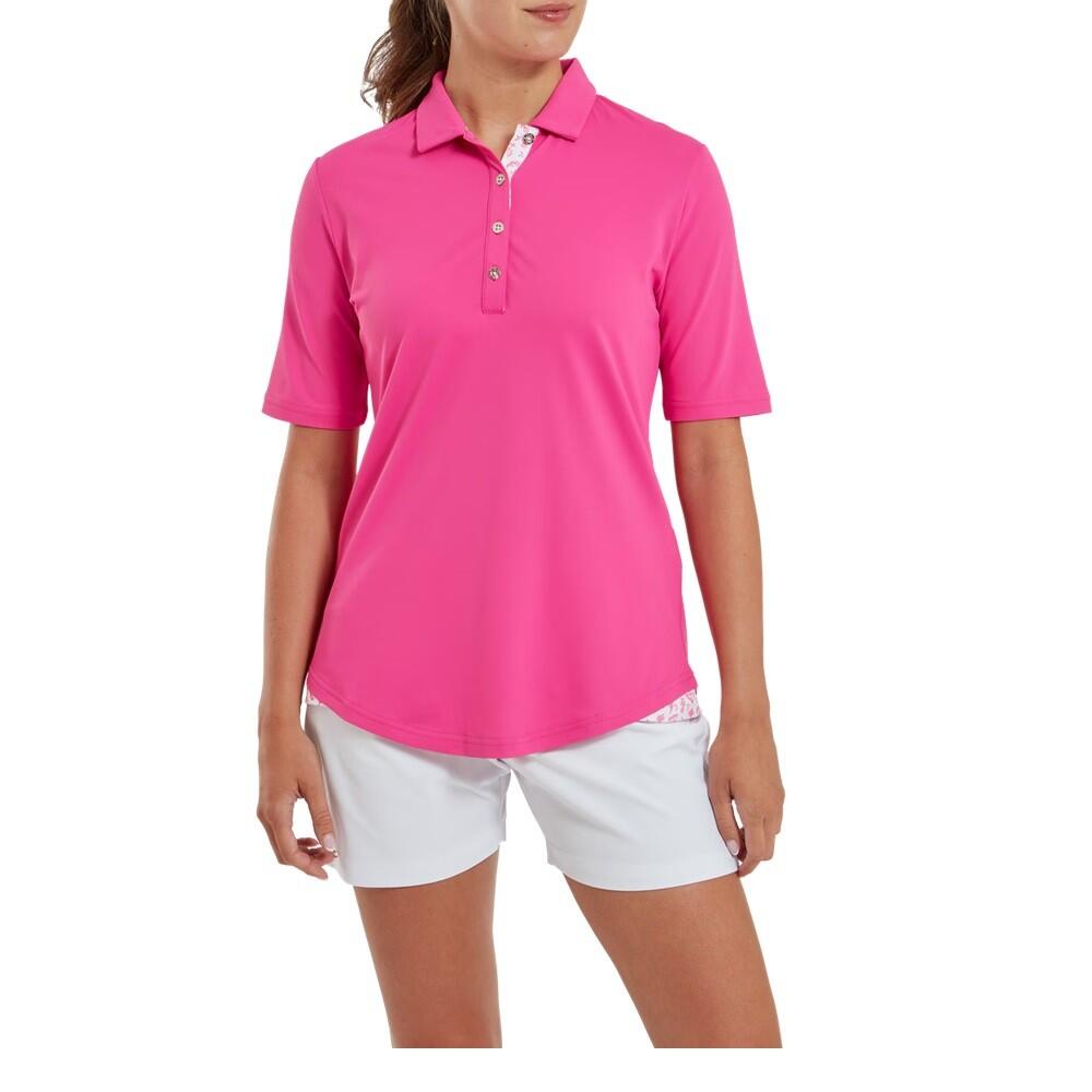 FOOTJOY Pinkes Piqué-Golf-Poloshirt von Footjoy für Damen