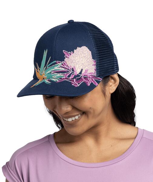 Czapka z daszkiem BUFF EXPLORE TRUCKER CAP SATRY INDIGO 6/7