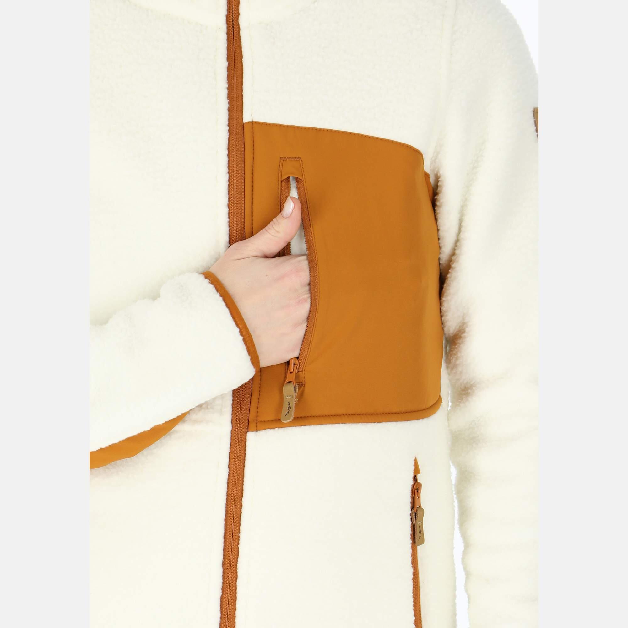 Veste polaire randonnée femme Nordkap Pile 6/7
