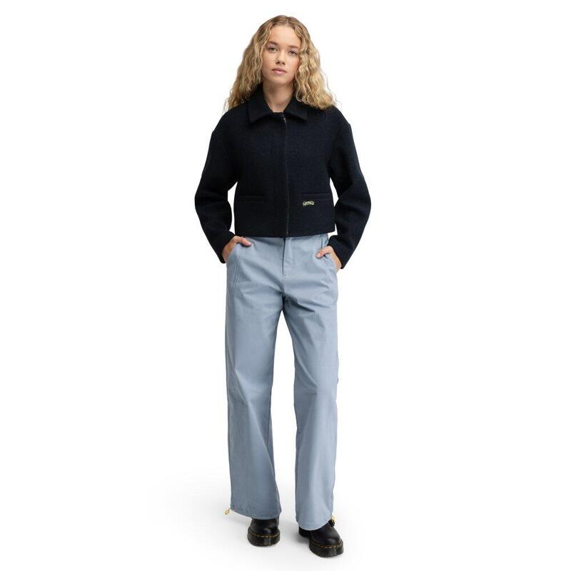 Pantaloni din sarga pentru femei Cypher-W Blue Albastru