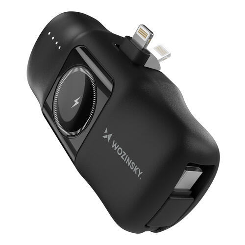 Bateria Wozinsky WF16-YLS 5000 mAh 15 W Lightning/USB-C/Apple Watch - Preta 2/7