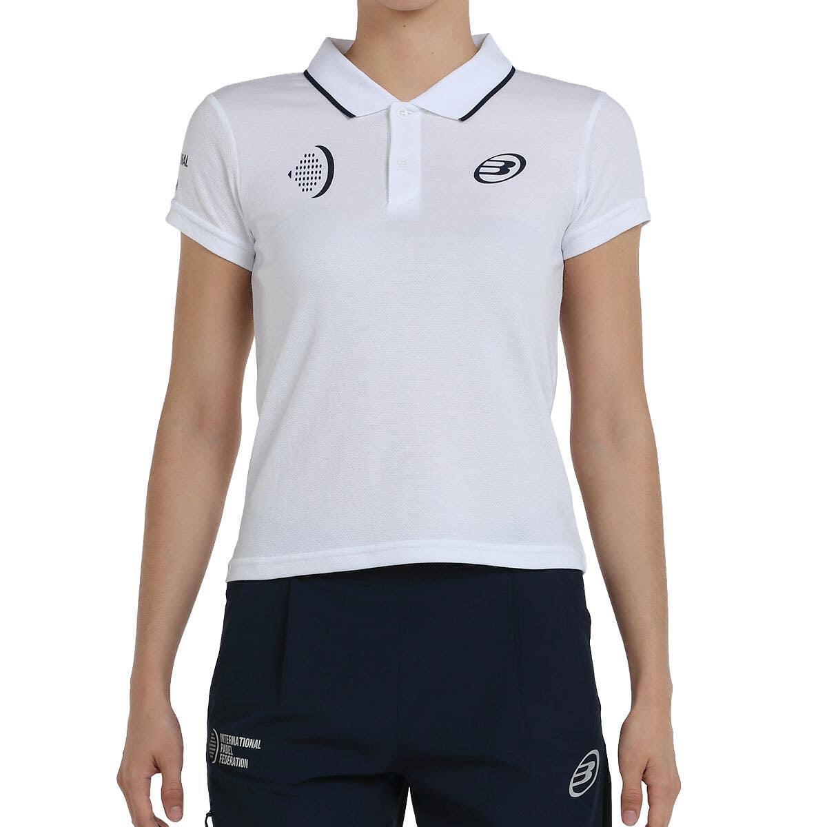 Bullpadel - Polo Bullpadel Fip Exilob Femme - T-shirt Manches Courtes - Blanc - Decathlon