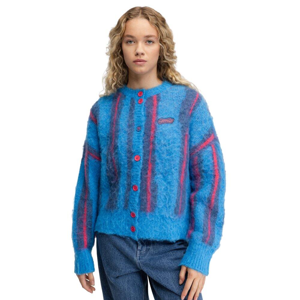 Women ’s knit cardigan Apollo-W Blue Blue