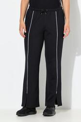 Femme Pantalon de jogging avec passepoil jambe droite et taille élastique
