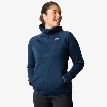 Polaire randonnée femme manches longues zippée intégrale Lofoten Tech Zip Hood