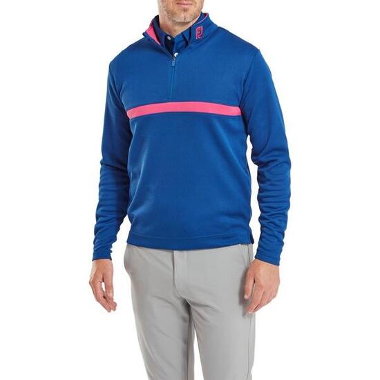 Jersey Golf Footjoy Inset Stripe Chill-Out Hombre Azul